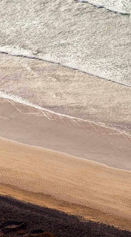 Der Strand von Famara aus der Luft